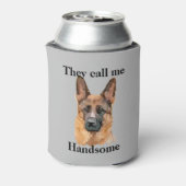 Abstrakte Deutsche Shepard Cooler Dosenkühler (Kanne Rückseite)