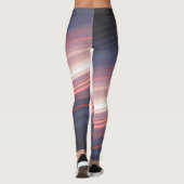 abstrakte Diagonale 2 Leggings (Rückseite)