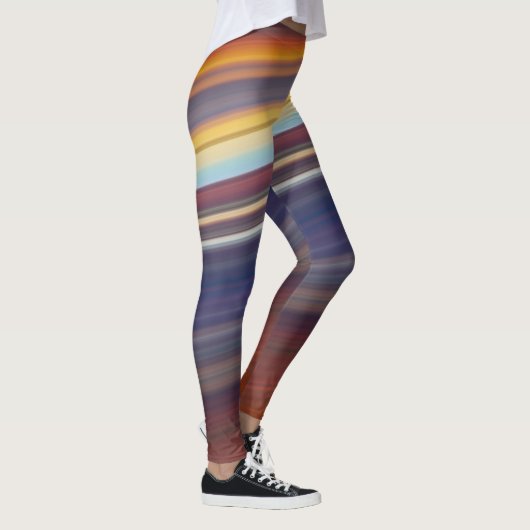 abstrakte diagonale Leggings (Rechts)
