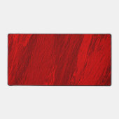 Abstrakte Diagonalfarben in roter Ausführung Schreibtischunterlage (Vorderseite)