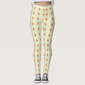 Abstrakte Diamanten Leggings (Vorderseite)