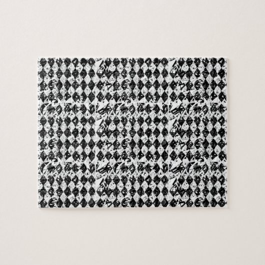 Abstrakte Diamanten Puzzle (Horizontal)