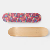 Abstrakte Diamanten Skateboard (Horizontal)