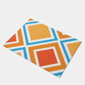 Abstrakte diamantengeometrische fußmatte (Schrägansicht)