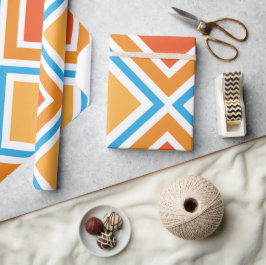 Abstrakte diamantengeometrische geschenkpapier