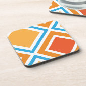 Abstrakte diamantengeometrische getränkeuntersetzer (Linke Seite)