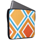Abstrakte diamantengeometrische laptopschutzhülle (Vorne Rechts)