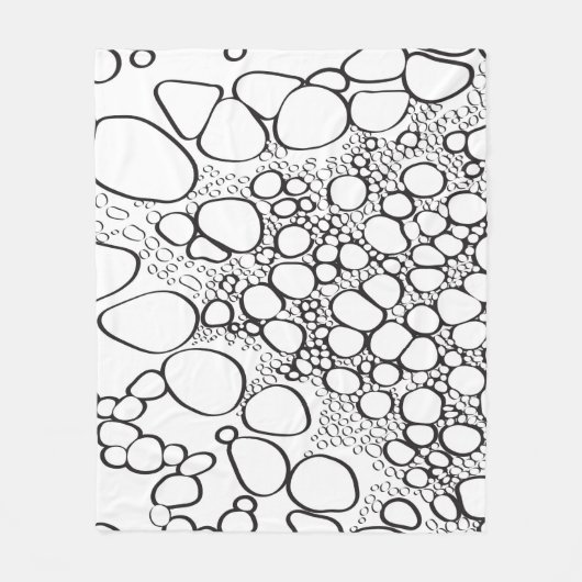 Abstrakte Digitalarbeit 10 Fleecedecke (Vorderseite)