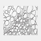 Abstrakte Digitalarbeit 10 Fleecedecke (Vorderseite (Horizontal))