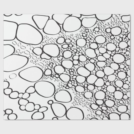 Abstrakte Digitalarbeit 10 Geschenkpapier (Flach)