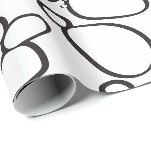 Abstrakte Digitalarbeit 10 Geschenkpapier (Rolleneckpunkt)