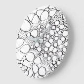 Abstrakte Digitalarbeit 10 Große Wanduhr (Winkel)