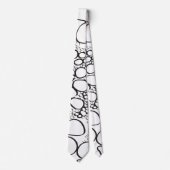 Abstrakte Digitalarbeit 10 Krawatte (Vorderseite)