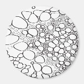 Abstrakte Digitalarbeit 10 Magnet (Vorne)