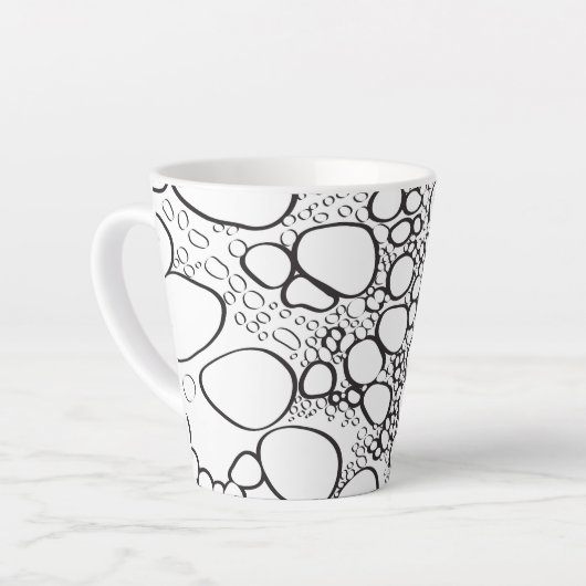 Abstrakte Digitalarbeit 10 Milchtasse (Linke Ecke)