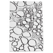 Abstrakte Digitalarbeit 10 Mittlere Geschenktüte (Vorderseite)