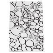 Abstrakte Digitalarbeit 10 Mittlere Geschenktüte (Rückseite)