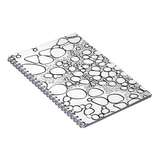 Abstrakte Digitalarbeit 10 Notizblock (Rechte Seite)