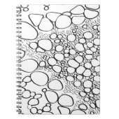 Abstrakte Digitalarbeit 10 Notizblock (Vorderseite)