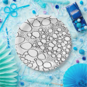 Abstrakte Digitalarbeit 10 Pappteller (Party)