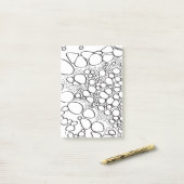 Abstrakte Digitalarbeit 10 Post-it Klebezettel (Auf Schreibtisch)