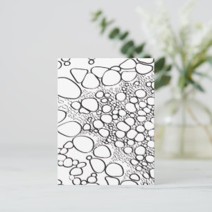 Abstrakte Digitalarbeit 10 Postkarte