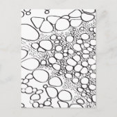 Abstrakte Digitalarbeit 10 Postkarte (Vorderseite)