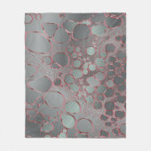Abstrakte Digitalarbeit 3 Fleecedecke (Vorderseite)