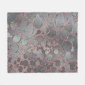 Abstrakte Digitalarbeit 3 Fleecedecke (Vorderseite (Horizontal))