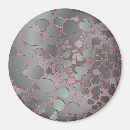 Abstrakte Digitalarbeit 3 Magnet (Vorne)