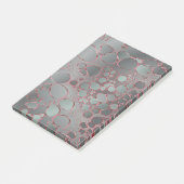 Abstrakte Digitalarbeit 3 Post-it Klebezettel (angewinkelt)