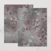 Abstrakte Digitalarbeit 3 Postkarte (Vorne/Hinten)