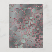 Abstrakte Digitalarbeit 3 Postkarte (Vorderseite)