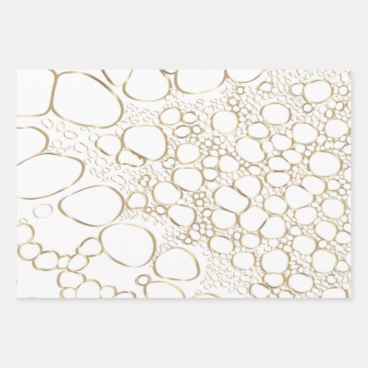 Abstrakte Digitalarbeit 4 Geschenkpapier Set (Vorderseite 3)