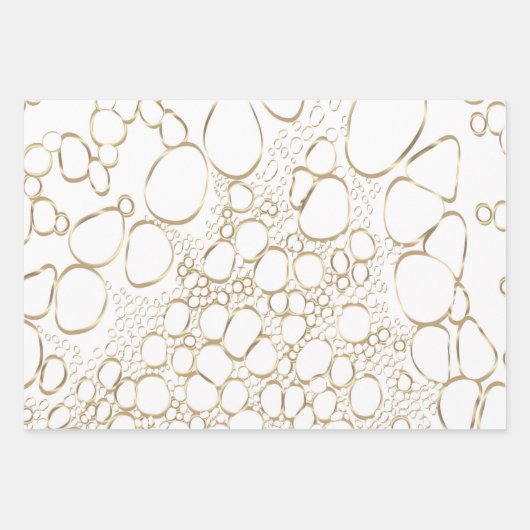 Abstrakte Digitalarbeit 4 Geschenkpapier Set (Vorderseite 2)