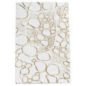 Abstrakte Digitalarbeit 4 Mittlere Geschenktüte (Vorderseite)