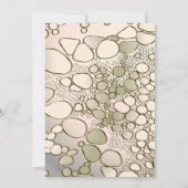 Abstrakte Digitalarbeit 5 Dankeskarte (Rückseite)