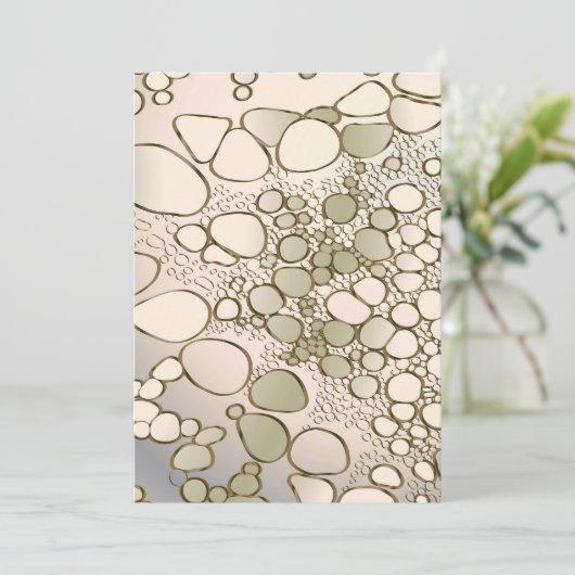 Abstrakte Digitalarbeit 5 Karte (Stehend Vorderseite)