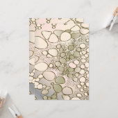 Abstrakte Digitalarbeit 5 Karte (Vorderseite/Rückseite Beispiel)