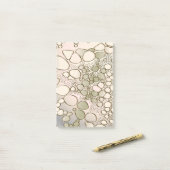 Abstrakte Digitalarbeit 5 Post-it Klebezettel (Auf Schreibtisch)