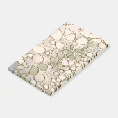 Abstrakte Digitalarbeit 5 Post-it Klebezettel (angewinkelt)