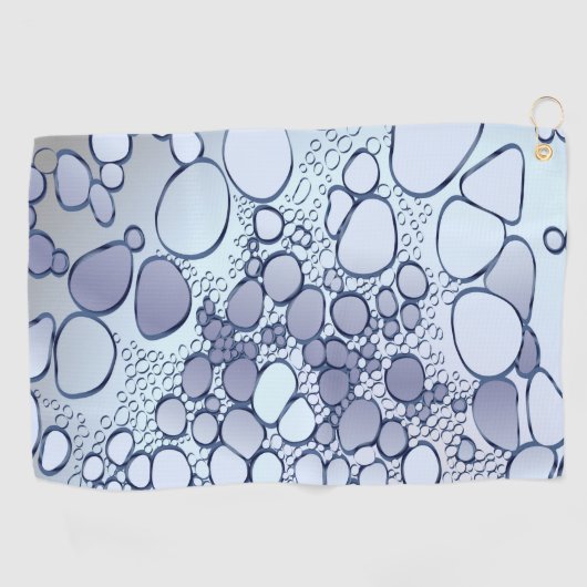 Abstrakte Digitalarbeit 6 Golfhandtuch (Horizontal)