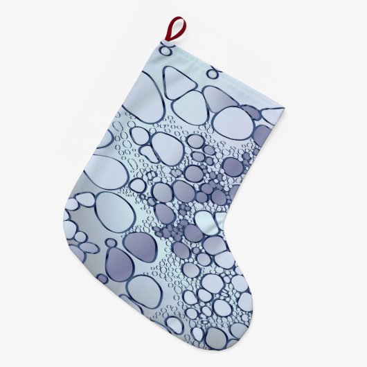 Abstrakte Digitalarbeit 6 Großer Weihnachtsstrumpf (Vorderansicht (hängend))