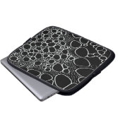 Abstrakte Digitalarbeit 7 Laptopschutzhülle (Vorne Knopf)