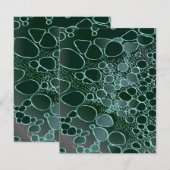 Abstrakte Digitalarbeit 9 Mitteilungskarte (Vorne/Hinten)