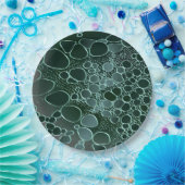 Abstrakte Digitalarbeit 9 Pappteller (Party)