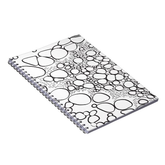 Abstrakte digitale Arbeit Notizblock (Rechte Seite)