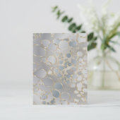 Abstrakte digitale Arbeit Postkarte (Stehend Vorderseite)