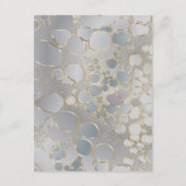 Abstrakte digitale Arbeit Postkarte (Vorderseite)