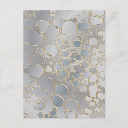 Abstrakte digitale Arbeit Postkarte (Vorderseite)